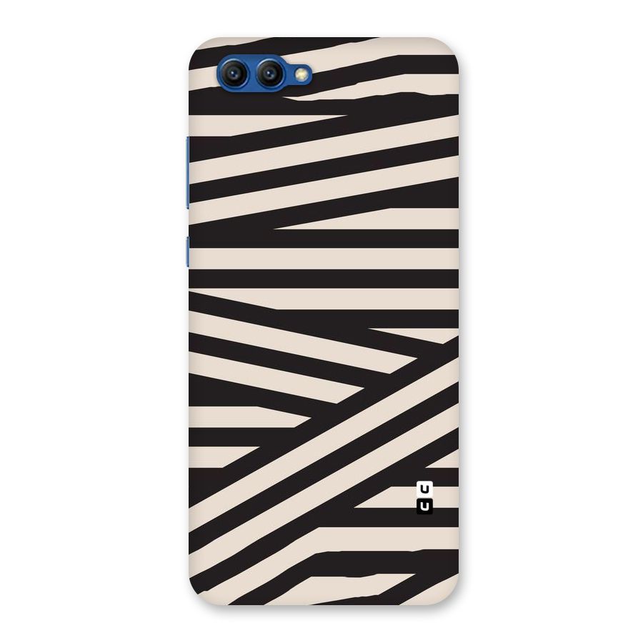 Monochrome Lines Back Case for Honor View 10