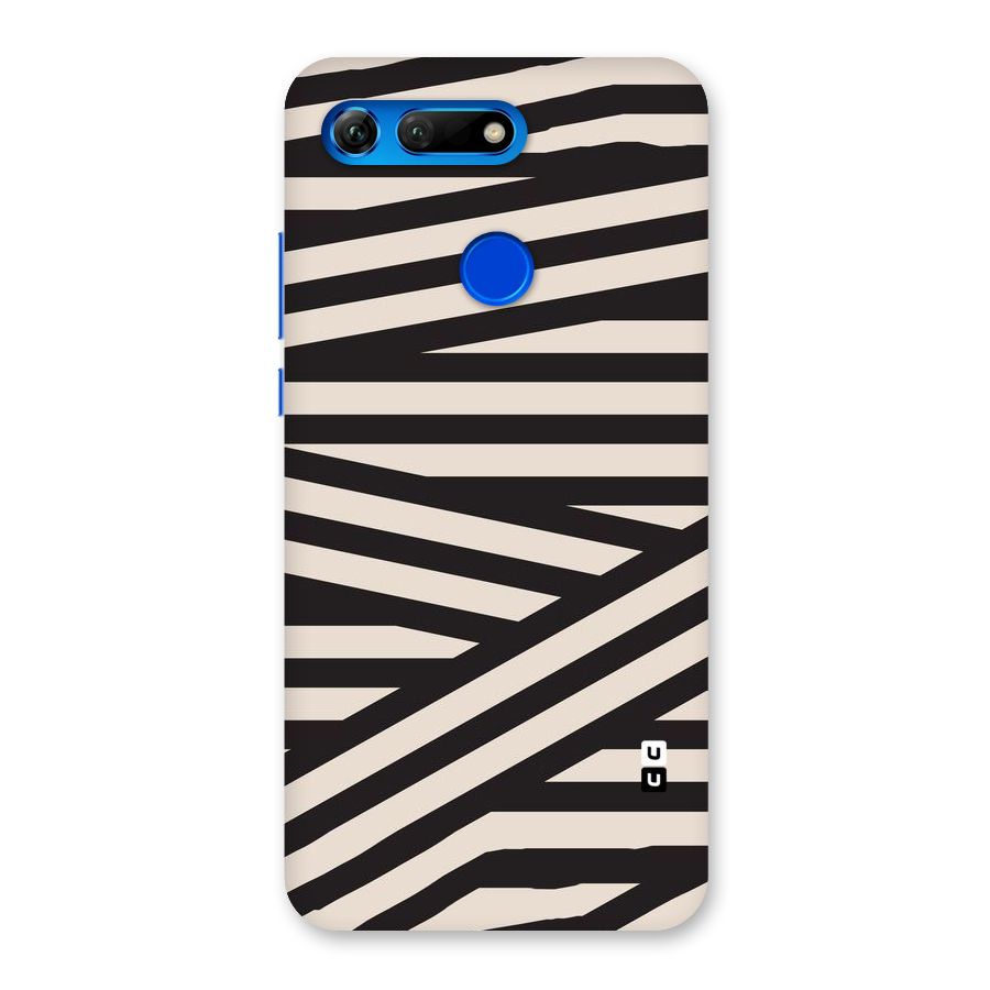 Monochrome Lines Back Case for Honor View 20