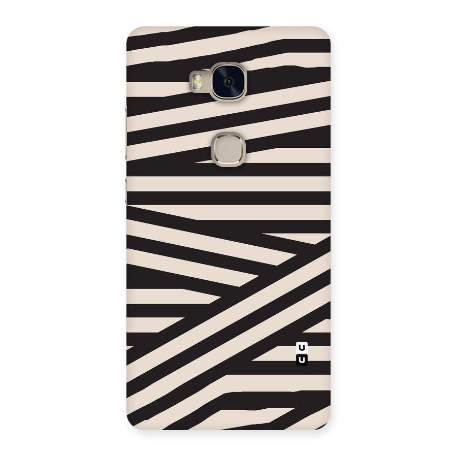 Monochrome Lines Back Case for Huawei Honor 5X