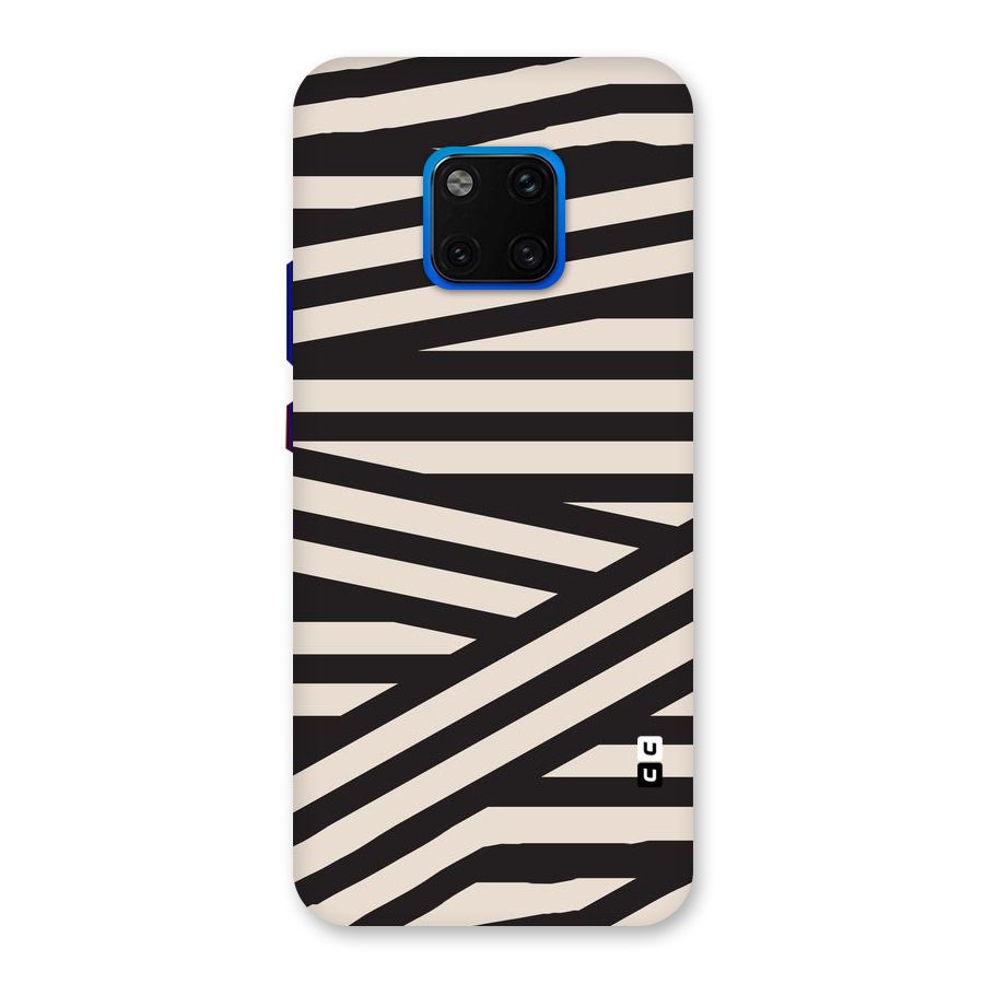 Monochrome Lines Back Case for Huawei Mate 20 Pro