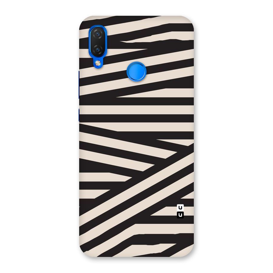 Monochrome Lines Back Case for Huawei P Smart+