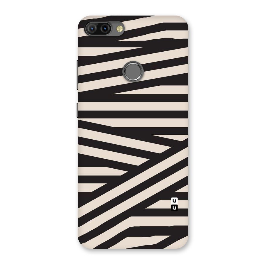 Monochrome Lines Back Case for Infinix Hot 6 Pro