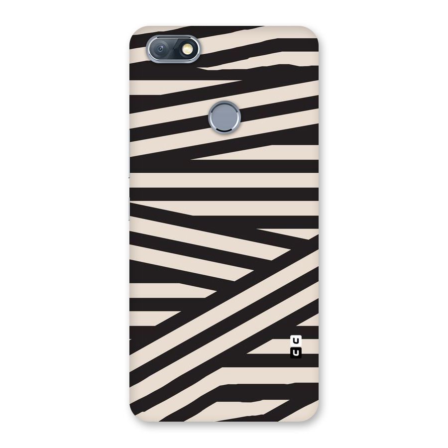 Monochrome Lines Back Case for Infinix Note 5