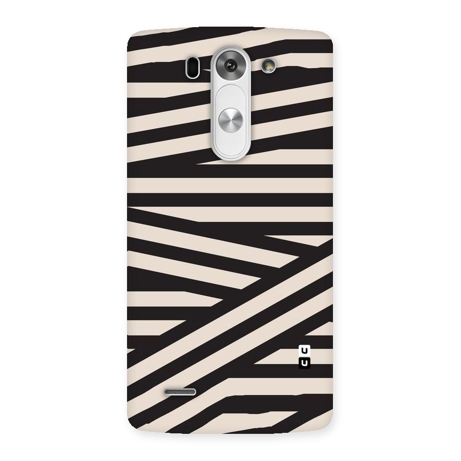 Monochrome Lines Back Case for LG G3 Beat