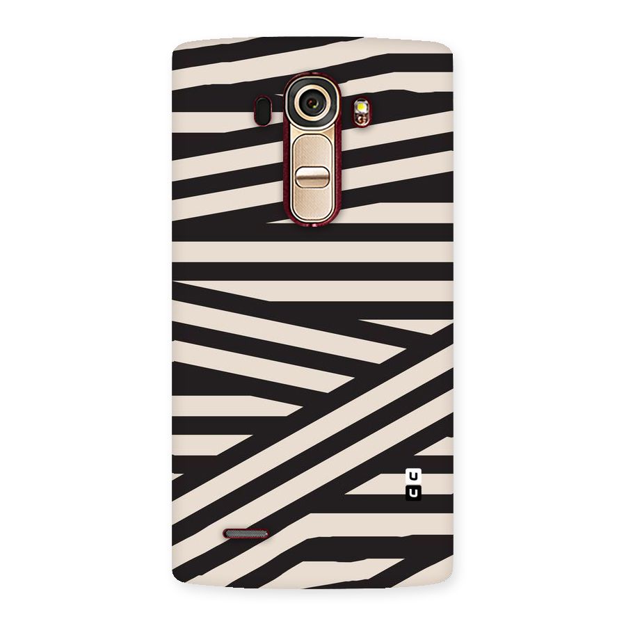 Monochrome Lines Back Case for LG G4