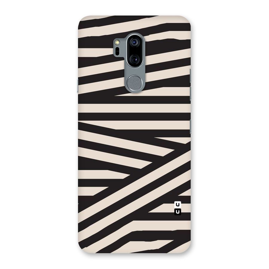 Monochrome Lines Back Case for LG G7