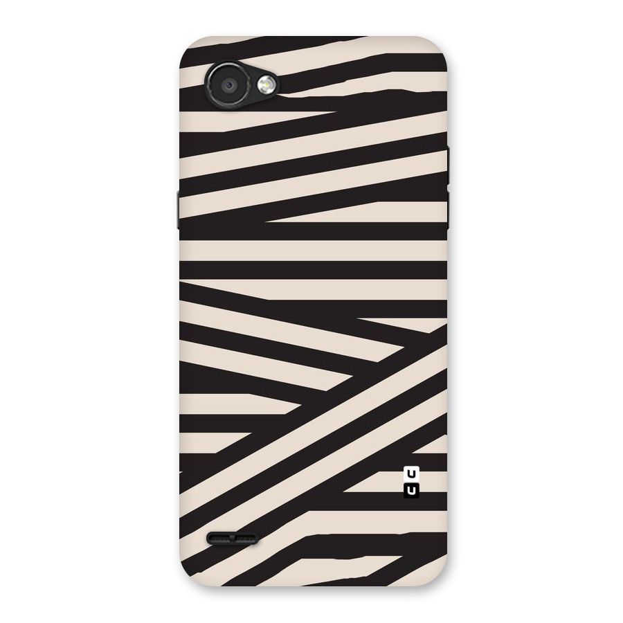 Monochrome Lines Back Case for LG Q6