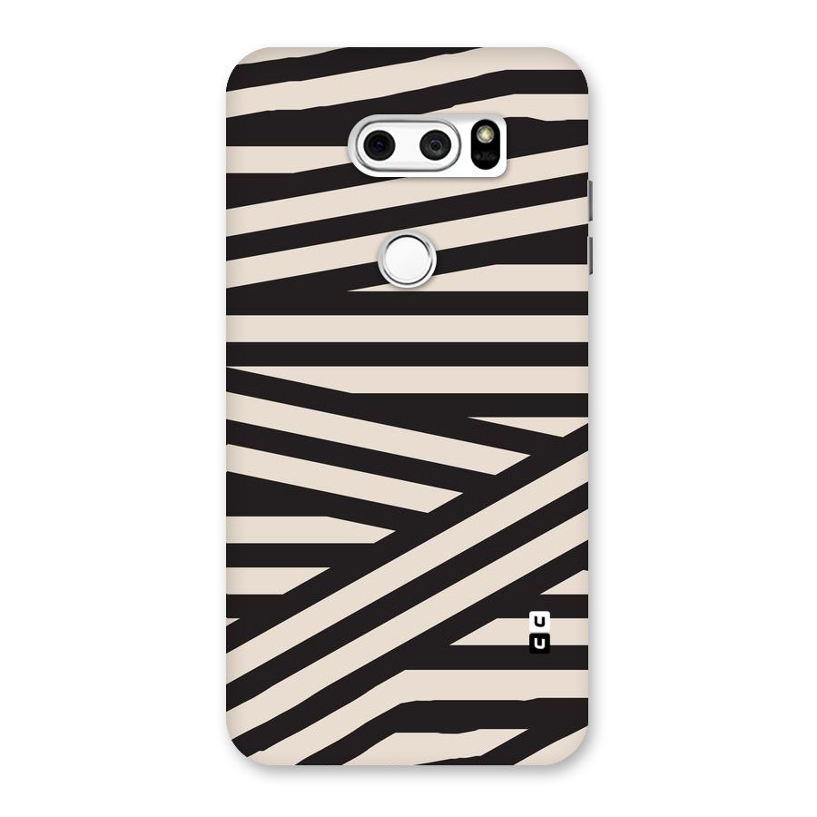 Monochrome Lines Back Case for LG V30
