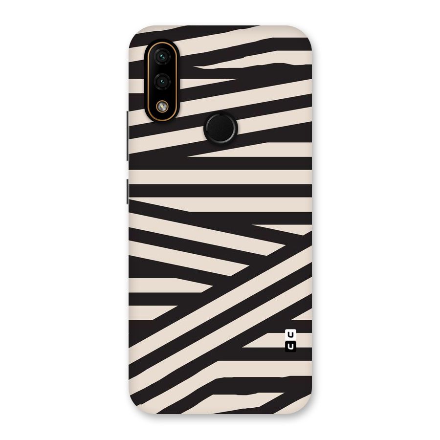 Monochrome Lines Back Case for Lenovo A6 Note