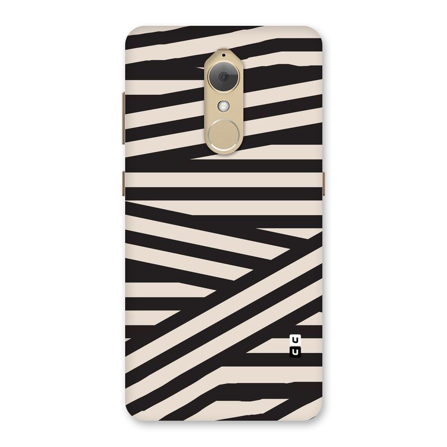 Monochrome Lines Back Case for Lenovo K8