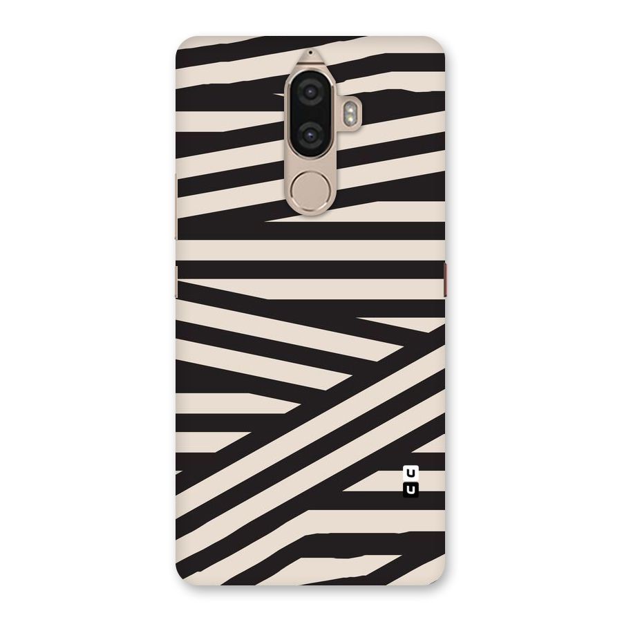 Monochrome Lines Back Case for Lenovo K8 Note
