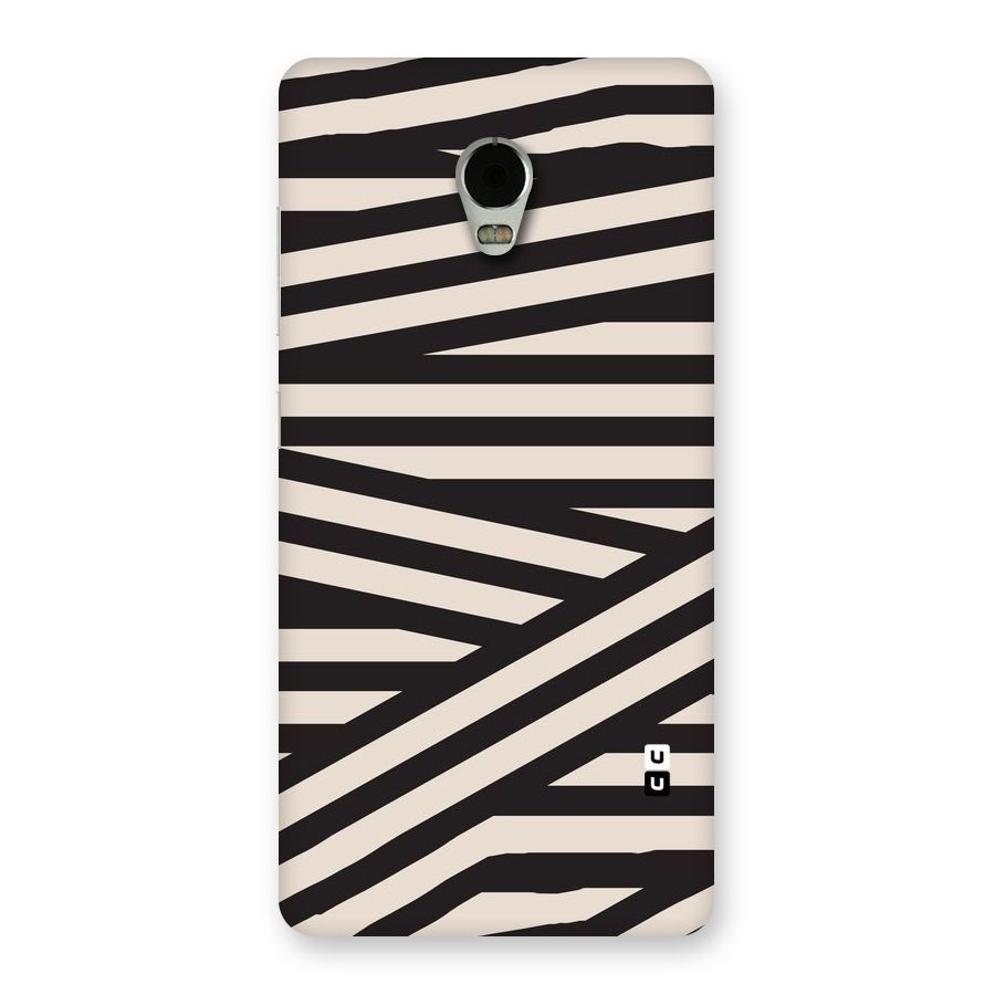 Monochrome Lines Back Case for Lenovo Vibe P1