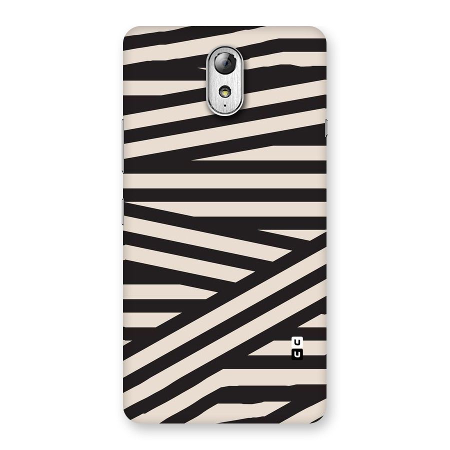 Monochrome Lines Back Case for Lenovo Vibe P1M