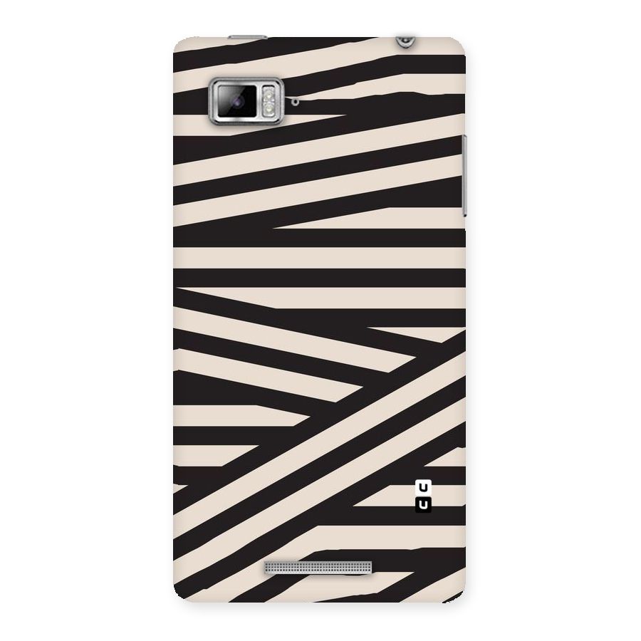 Monochrome Lines Back Case for Lenovo Vibe Z K910