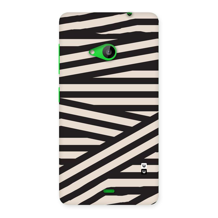Monochrome Lines Back Case for Lumia 535