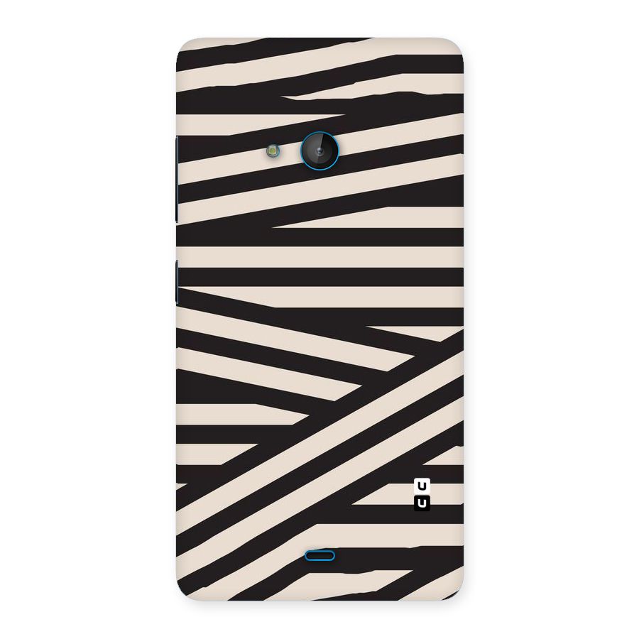 Monochrome Lines Back Case for Lumia 540