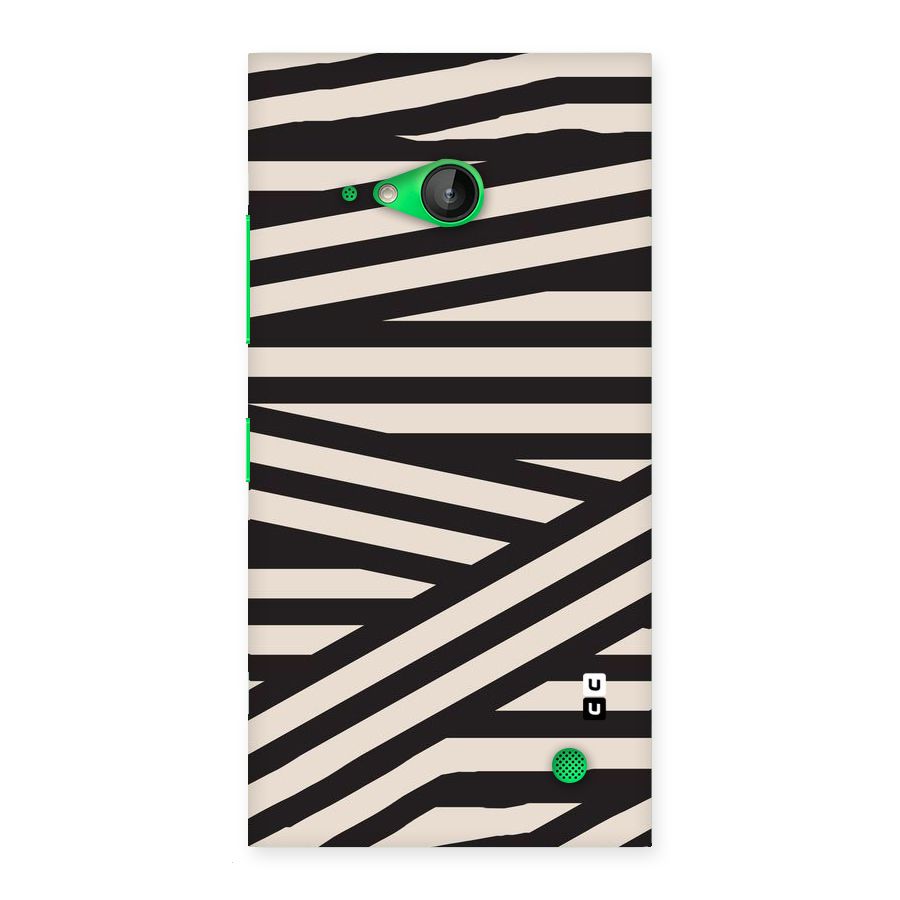 Monochrome Lines Back Case for Lumia 730