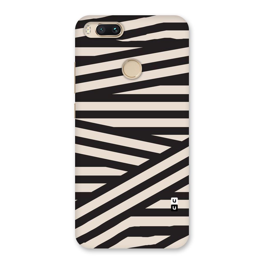 Monochrome Lines Back Case for Mi A1