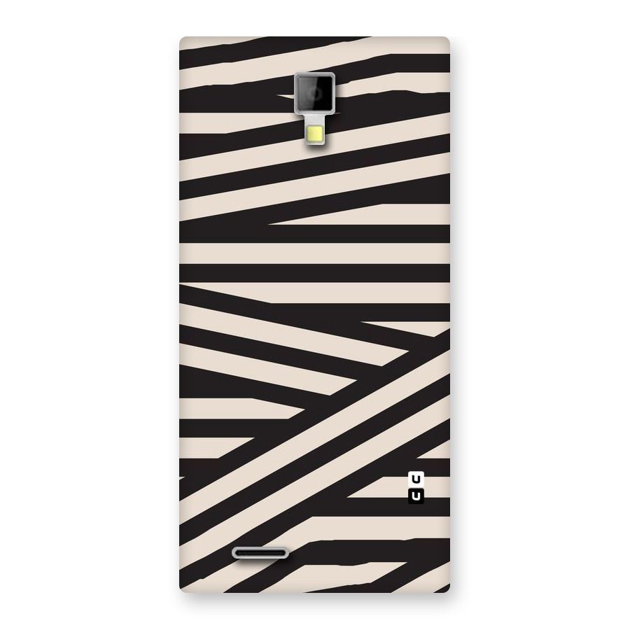 Monochrome Lines Back Case for Micromax Canvas Xpress A99