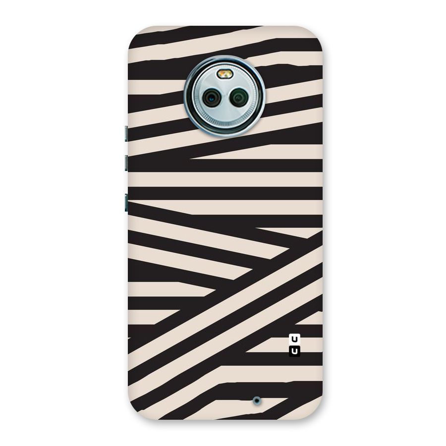 Monochrome Lines Back Case for Moto X4