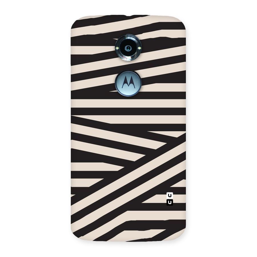 Monochrome Lines Back Case for Moto X 2nd Gen