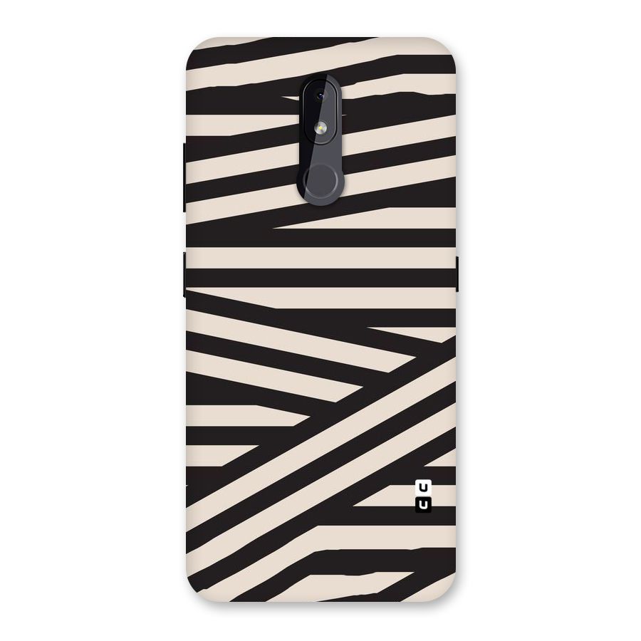Monochrome Lines Back Case for Nokia 3.2