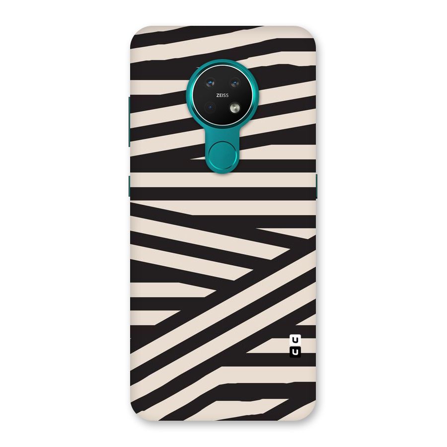 Monochrome Lines Back Case for Nokia 7.2