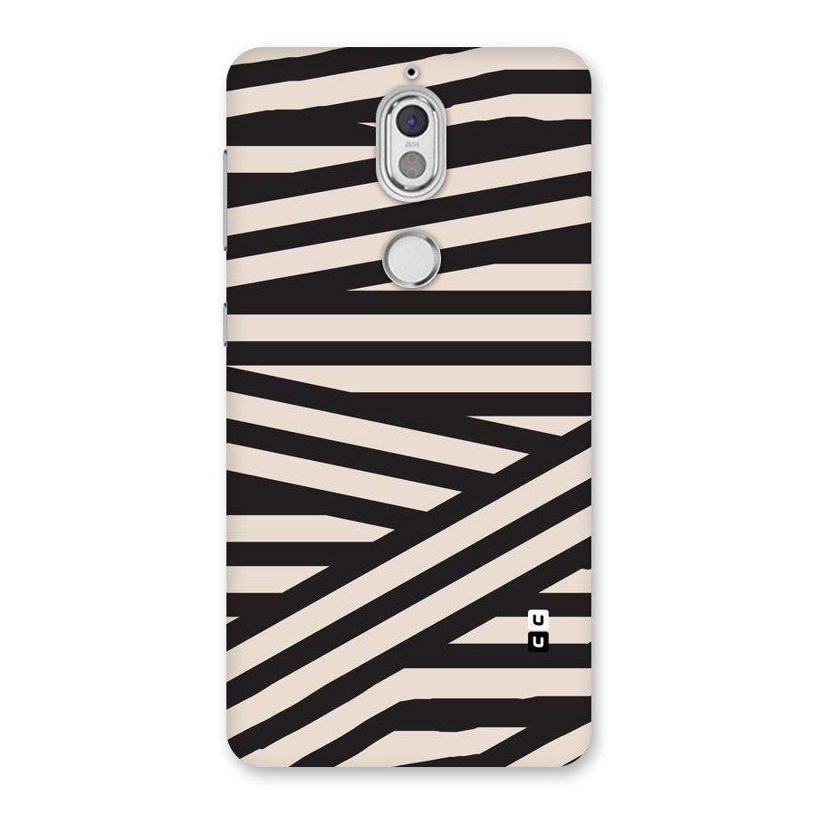Monochrome Lines Back Case for Nokia 7