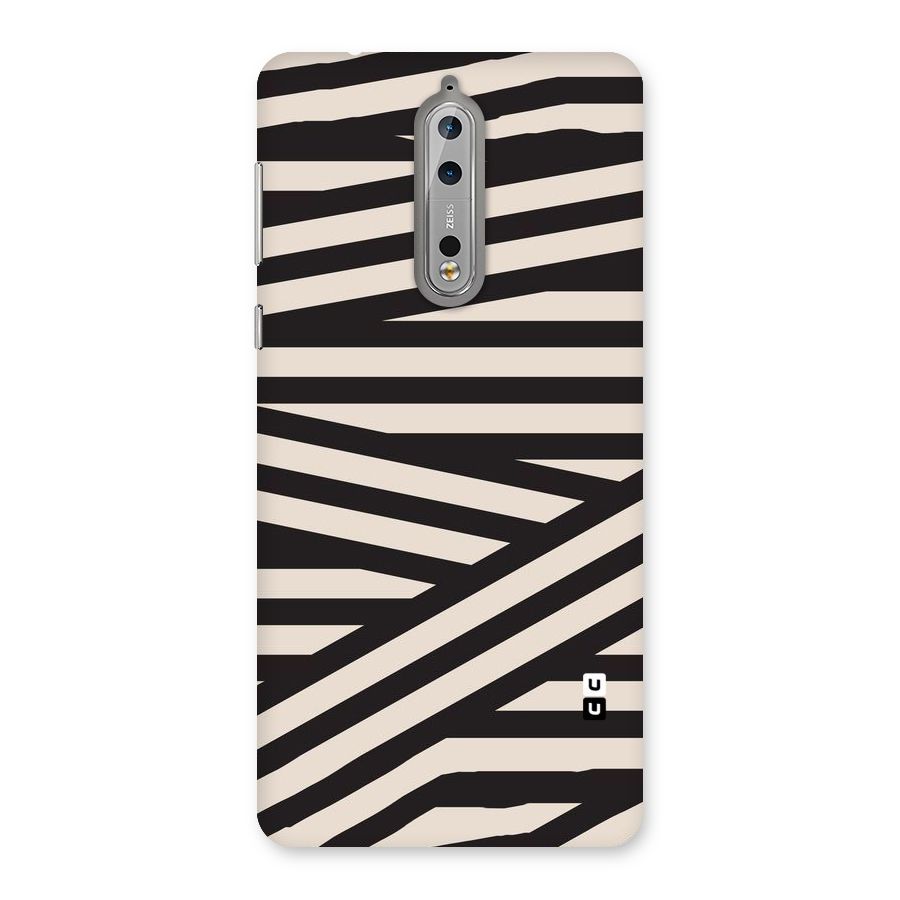 Monochrome Lines Back Case for Nokia 8