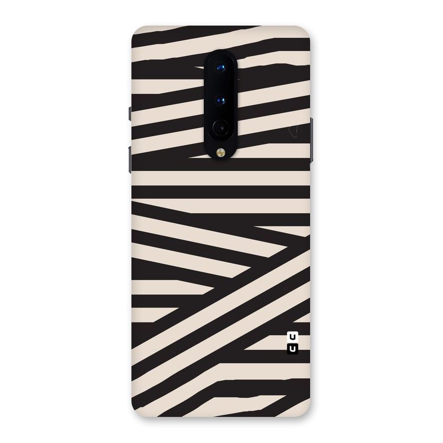 Monochrome Lines Back Case for OnePlus 8