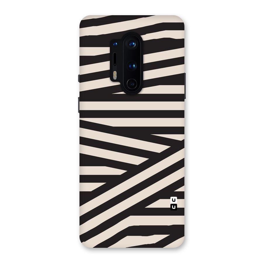 Monochrome Lines Back Case for OnePlus 8 Pro