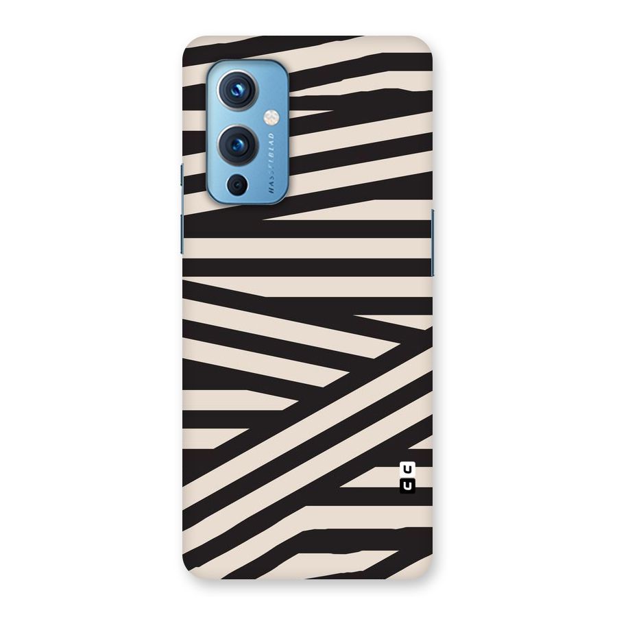 Monochrome Lines Back Case for OnePlus 9