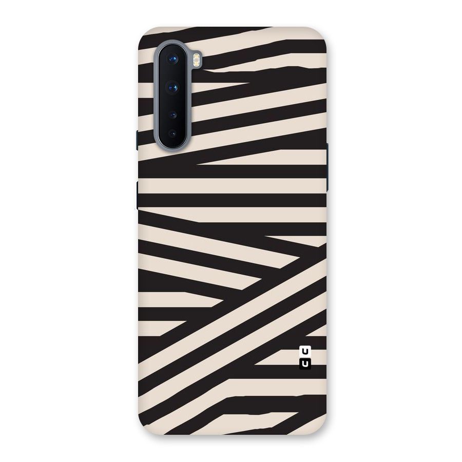 Monochrome Lines Back Case for OnePlus Nord