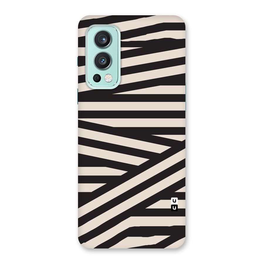 Monochrome Lines Back Case for OnePlus Nord 2 5G