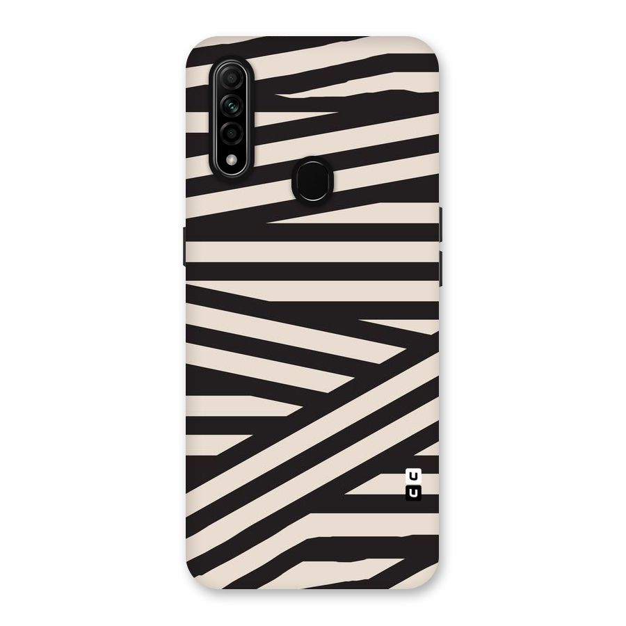 Monochrome Lines Back Case for Oppo A31