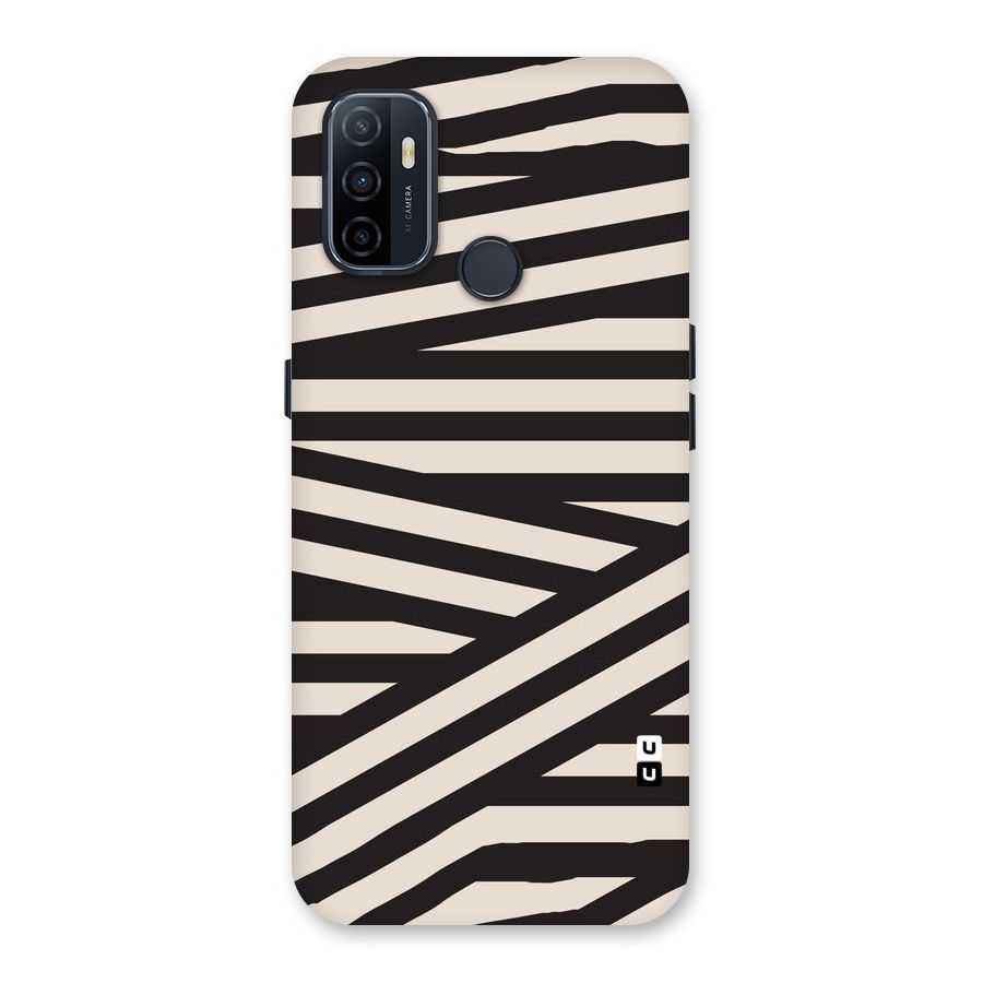 Monochrome Lines Back Case for Oppo A32