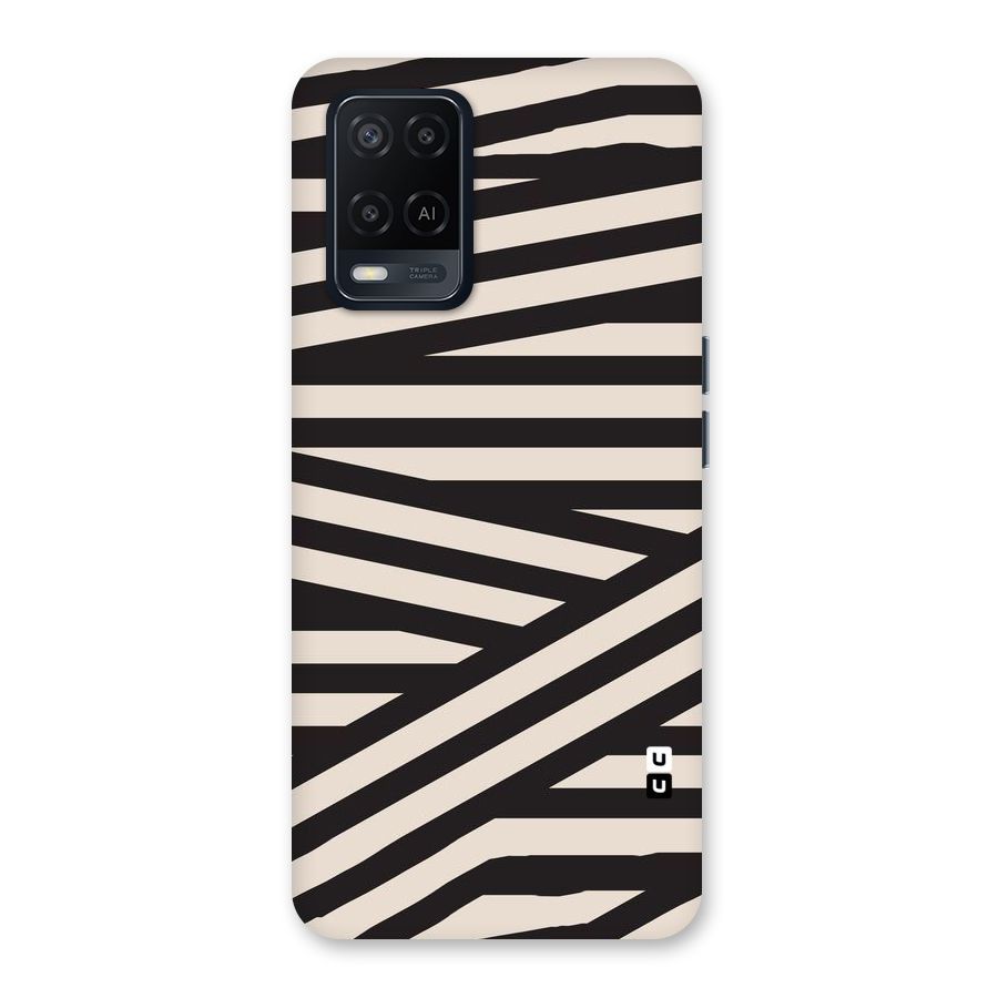 Monochrome Lines Back Case for Oppo A54