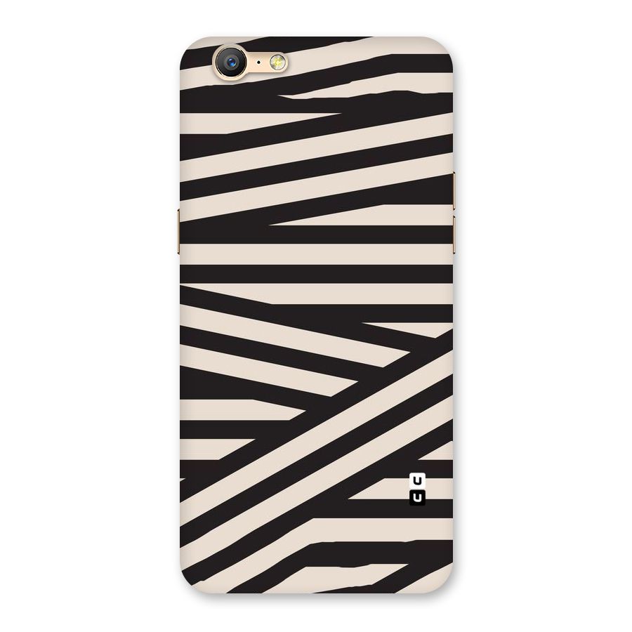 Monochrome Lines Back Case for Oppo A57