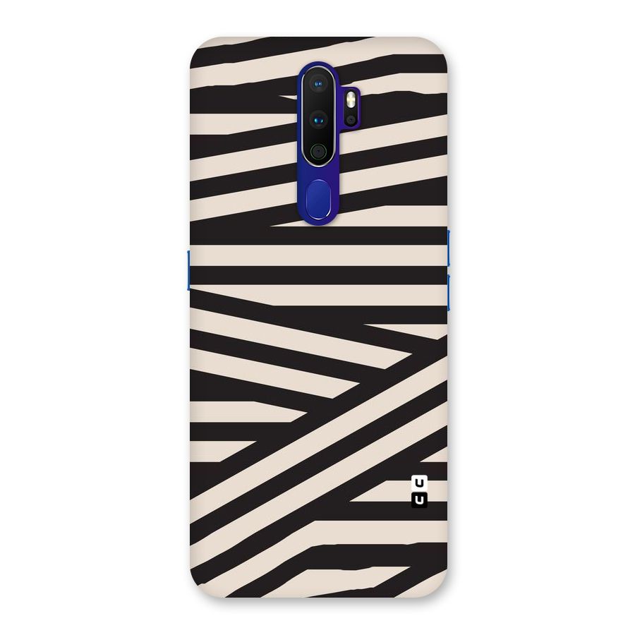 Monochrome Lines Back Case for Oppo A9 (2020)