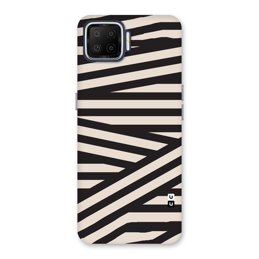 Monochrome Lines Back Case for Oppo F17
