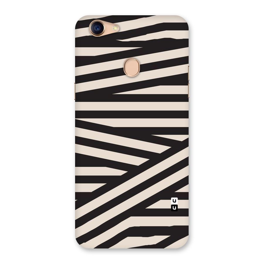 Monochrome Lines Back Case for Oppo F5
