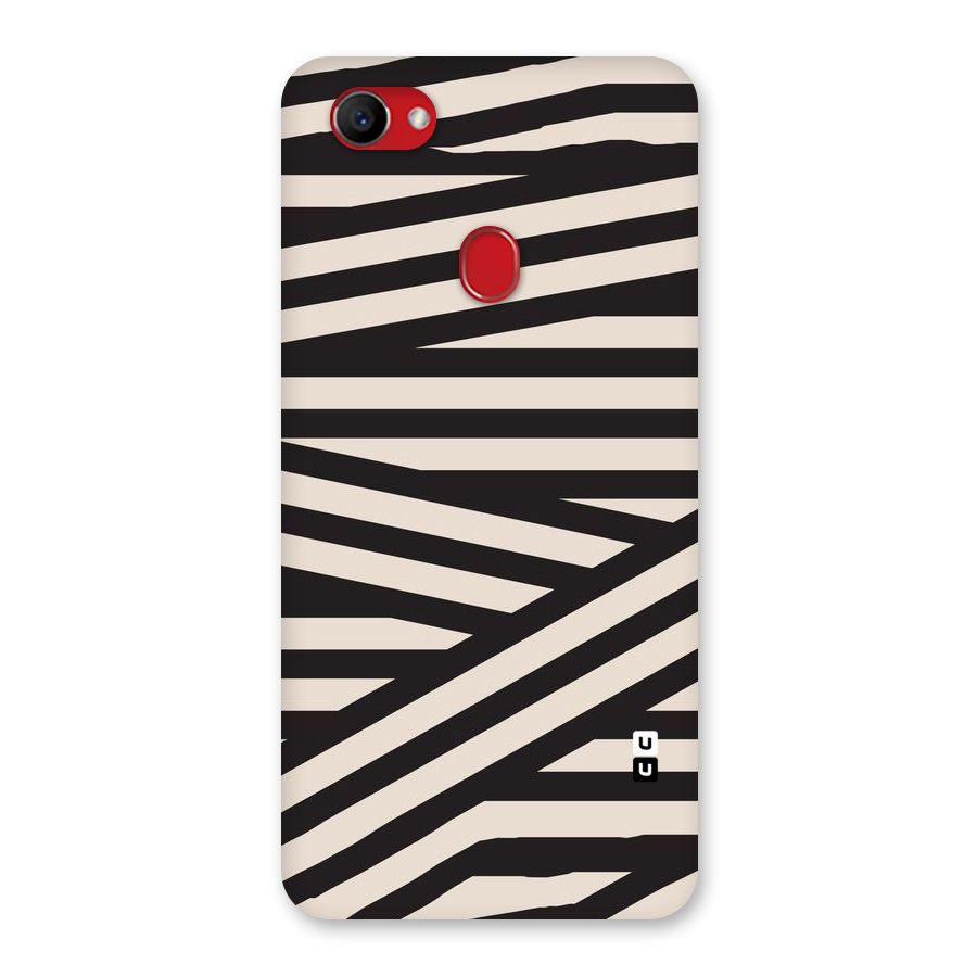 Monochrome Lines Back Case for Oppo F7