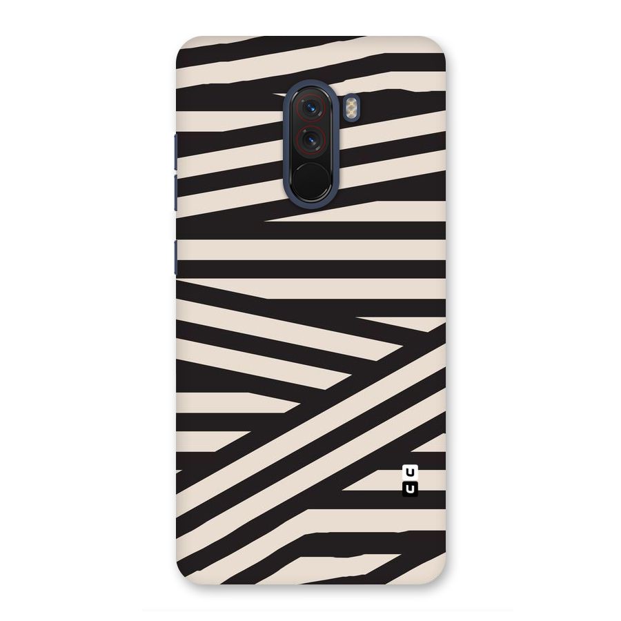 Monochrome Lines Back Case for Poco F1