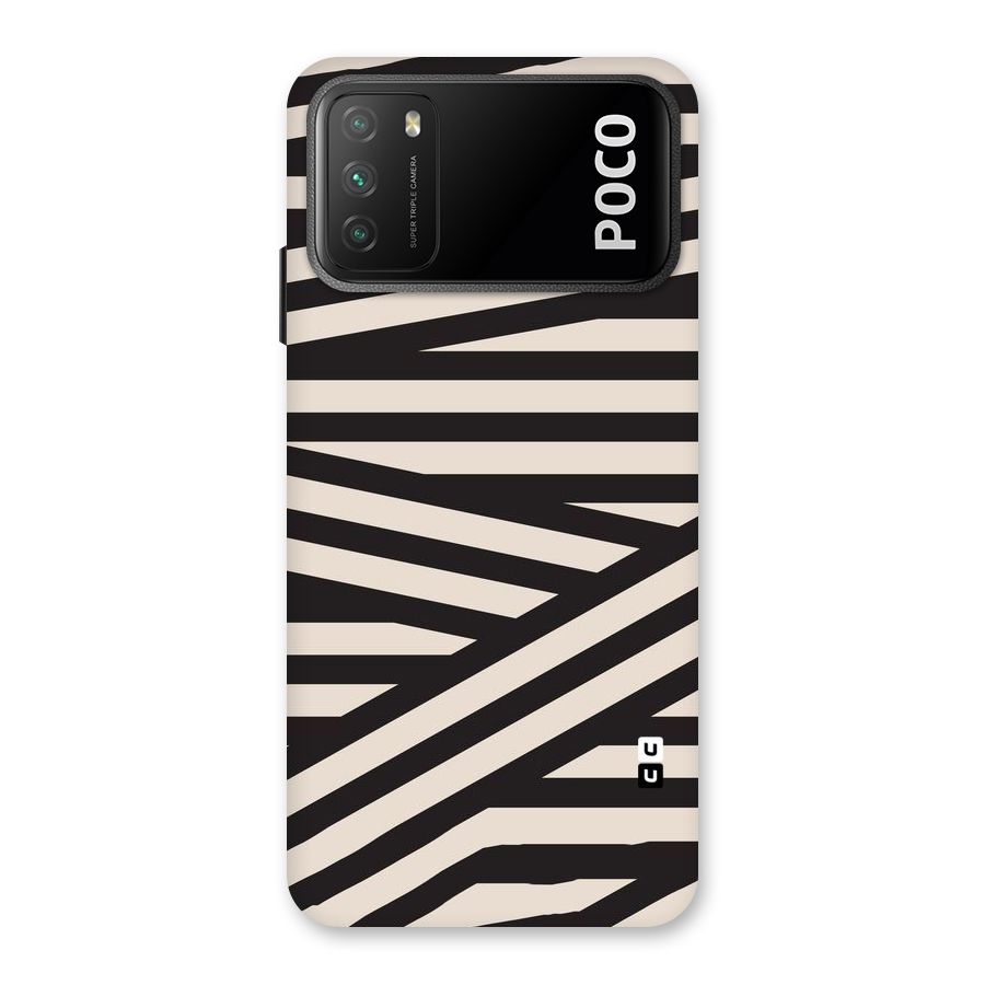 Monochrome Lines Back Case for Poco M3