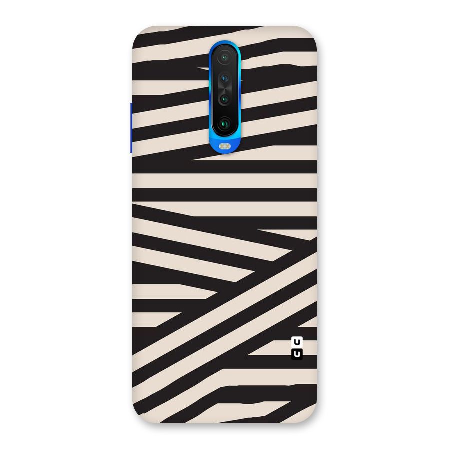 Monochrome Lines Back Case for Poco X2