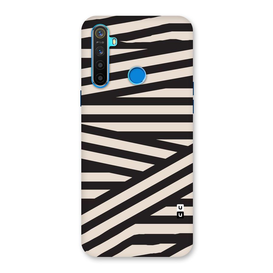 Monochrome Lines Back Case for Realme 5s