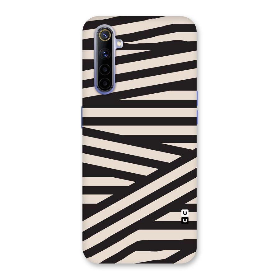 Monochrome Lines Back Case for Realme 6i