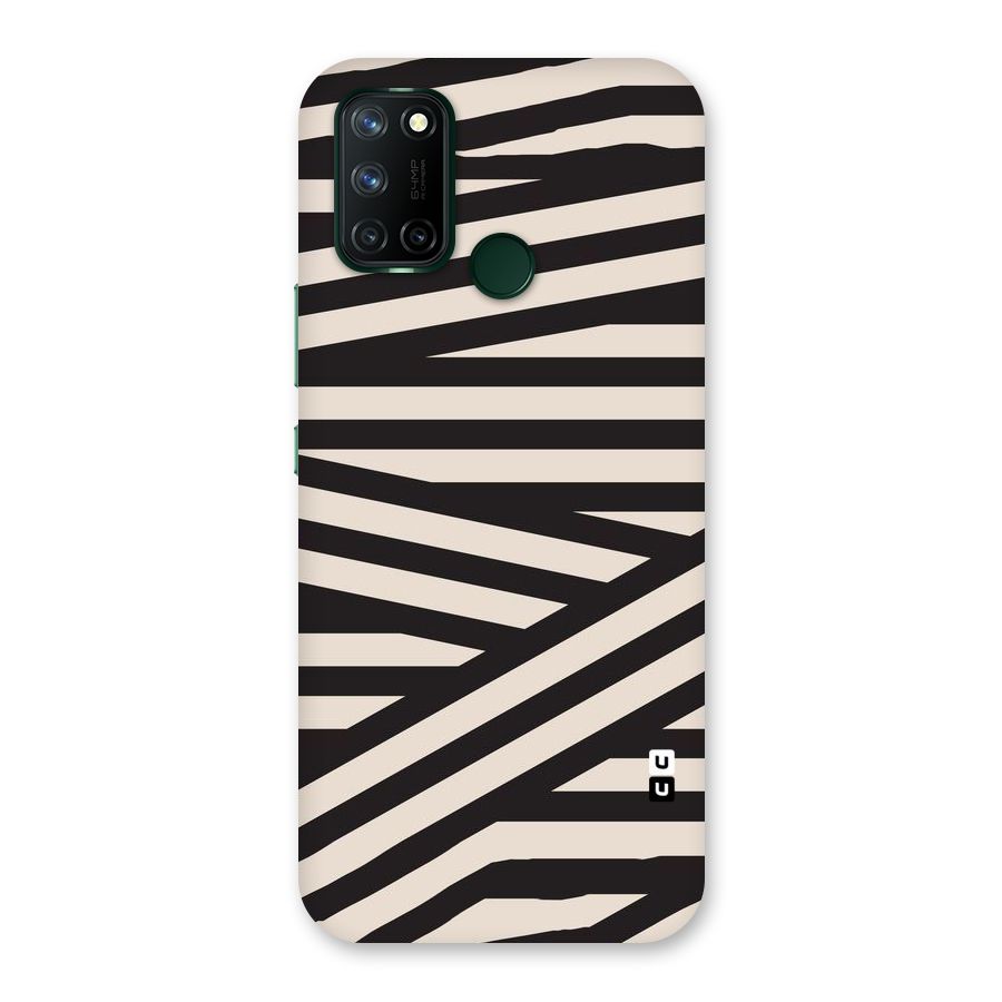 Monochrome Lines Back Case for Realme 7i