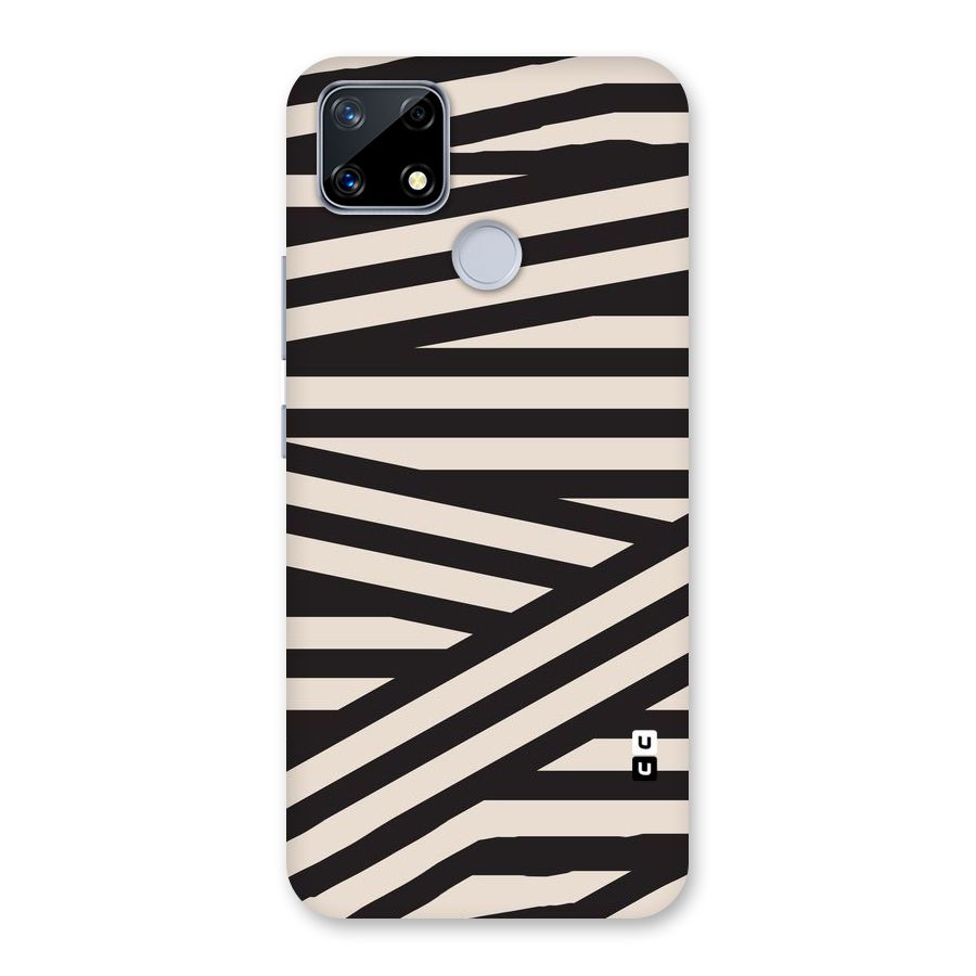 Monochrome Lines Back Case for Realme Narzo 20
