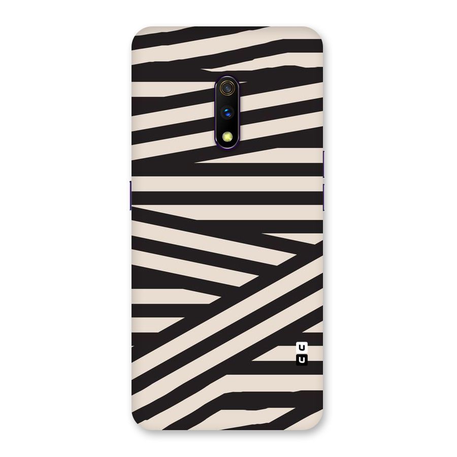 Monochrome Lines Back Case for Realme X